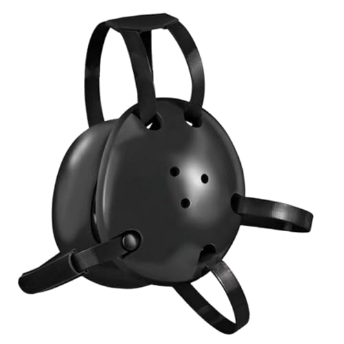 Wrestling Headgear Adult Adjustable with Chin Pad NBR Soft Construction Suitable for Sports Training Men