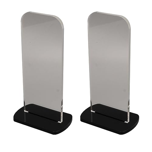 Glove Stand for Boxing, 2Pcs Acrylic Boxing Glove Stand Vertical Boxing Glove Display Stand Acrylic Gloves Holder for Boxing Collectors (Black) - color: Black