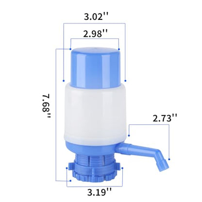 Drinking Water Hand Press Pump for Bottled Water Dispenser 5-6 Gal Home Office