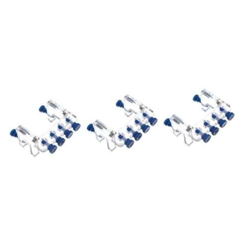 GALPADA 3pcs Acrylic Titration Pump Hose Fixing Rack Drip Hose Clamp for Fish Tank Adjustable Water Tube Holder for Aquarium Easy Installation Without Tools Organizes Storage