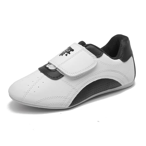 MSMAX Taekwondo Shoes Light Weight Boxing Karate Kung Fu Tai Chi Training Sneakers - size: 11 M US Little Kid