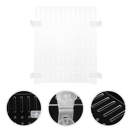 LALAFINA Acrylic Fish Tank Isolation Board with Suction Cups, Aquarium Divider Panel 25x30cm for Fish Breeding and Tank Separation