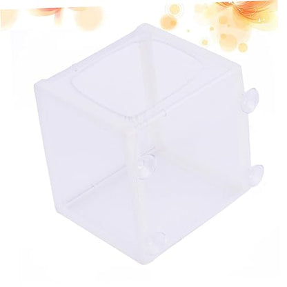 FOMIYES 3pcs Fish Net for Fish Tank Aquarium Breeding Box Net Box with Plastic Frame Suction Cups
