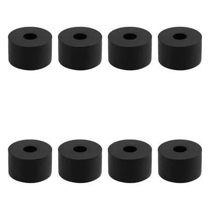 8 PCS Multi Purpose Rubber Spacer, 1-1/5" OD x 3/8" ID x 3/4" Thickness Rubber Washers for Screws, Anti Vibration Pads for Bolts, Car, Boat, Home (30 * 10 * 20mm) - size: 1-1/5" OD x 3/8" ID x 3/4" Thickness
