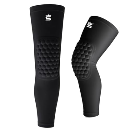 Wrestling Kneepad Leg Sleeve with Built-In Knee Pad – Compression Support, Non-Slip Fit – Youth & Adult Wrestling Gear - color: BLACK, size: YOUTH XS- (48-55)lbs