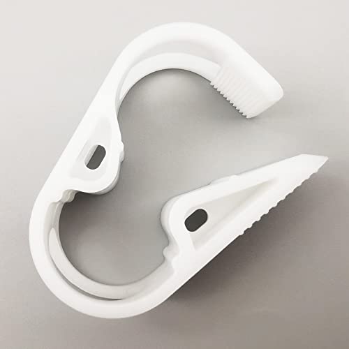 10PCS Large Plastic tubing Clamp for Hose Flow Control 12 Grades Adjustable Laboratory Tube Clip Industrial Hose Clamp Pinch - size: for tube OD 1/2''-3/4'' (12-18mm)