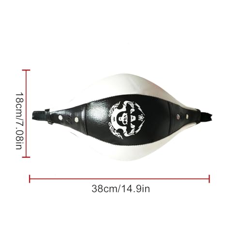 Speed Bag Stable Speed Reactive Full Body Boxing - color: Black and white