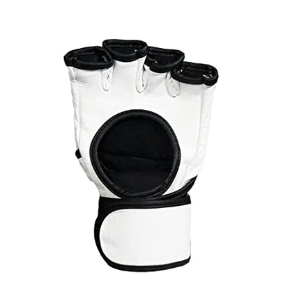 Flight MMA Fight Gloves - color: White, size: Medium