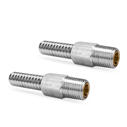 Marine Anti Siphon Valve Replacement for Boat Fuel Tank Pickup Tube with 1/4" NPT, 3/8" Hose for Marine Fuel Tank Valve, Aluminum, 2 Pack.