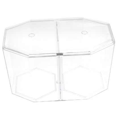 Toddmomy Betta Fish Breeding Box Clear Design Dual Room Isolation Tank for Small Fish and Shrimp Easy to Clean Incubation Box for