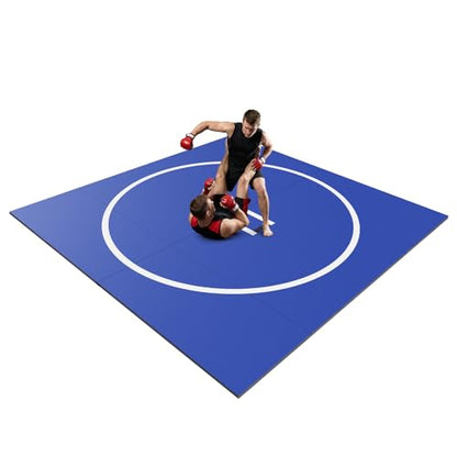 Generic X Jiu Jitsu Wrestle Mats Wear Resist Roll Out Wrestling Mat Anti-Slip Multi-Functional Training Blankets for Grappling Martial Art Boxing Judo