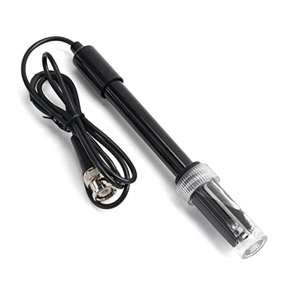 Replacement PH Probe Electrode Sensor with BNC Connector for Hydroponic Aquarium Laboratory Meter Controller Device, Low Impedance Corrosion-Resistant Tester Kit