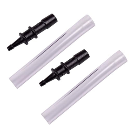 Manometer Tube Adapter Converts 3/16 inch tubes to 5/16 inch to fit inlet and outlet valves(include Hose and Hose Barb Reducer Fitting)