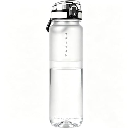 32oz Clear Tritan Water Bottle with Chug Lid - color: transparent