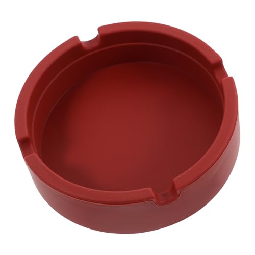 Zerodeko Silicone Wine Bottle Coaster Reusable Non Slip Pad for Elegant Design for Home Bars and Parties Inner - color: Brown