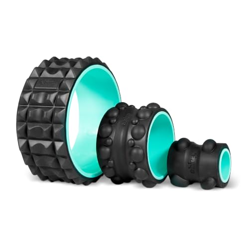 Chirp Wheel XR Acupressure Back Roller Set, 3-Pack, Mint | Acupressure Back Roller Set, Textured Foam Roller for Trigger Points, Deep Tissue Massage, 4/6/10 in - size: 3-Pack (10, 6, 4 Inch) Mint