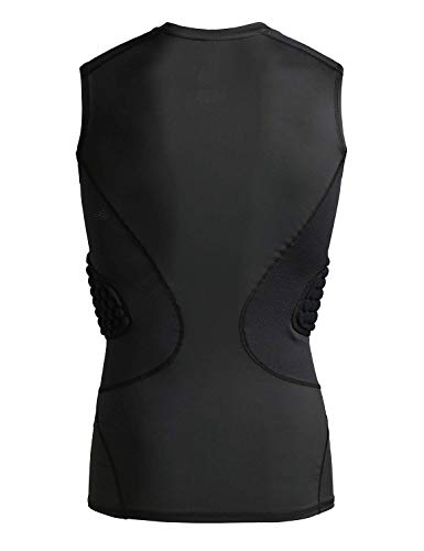 COOLOMG Youth Chest Protector Baseball Softball Football Lacrosse - color: Black, size: X-Large