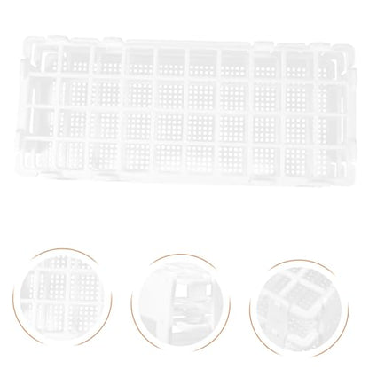 PRETYZOOM 40Holes Test Tube Rack Sturdy Test Tube Holder for Tubes Detachable Design for Easy Cleaning Laboratory Organizer for Enhanced Productivity