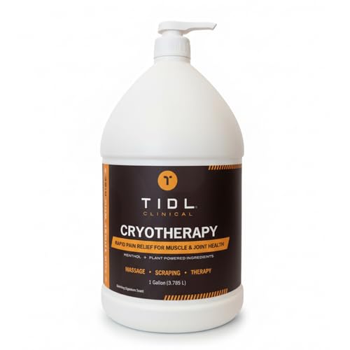 TIDL Clinical Cryotherapy Cream, Menthol Camphor Arnica, 1 Gallon | Instant Cooling Anti-Inflammatory Pain Relief Cream, For Clinic & Healthcare Professional Use, Full Body Recovery - style: 128 Ounce
