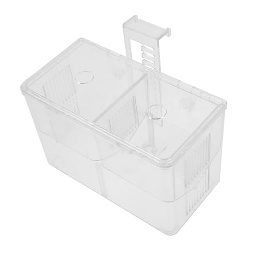 Totority Fish Breeding Box Cup for Aquarium Divider Incubator for Safe Fry Isolation and Acclimation Portable and Easy to Install Fish Divider for Betta