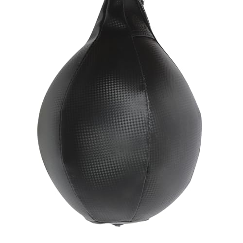 Speed Bag Platform Kit, Adjustable Height Wall Mount Professional Fitness Ball Boxing Bag Reaction Training Kit, Heavy Duty Boxing Training Equipment with Punching Ball - color: Black