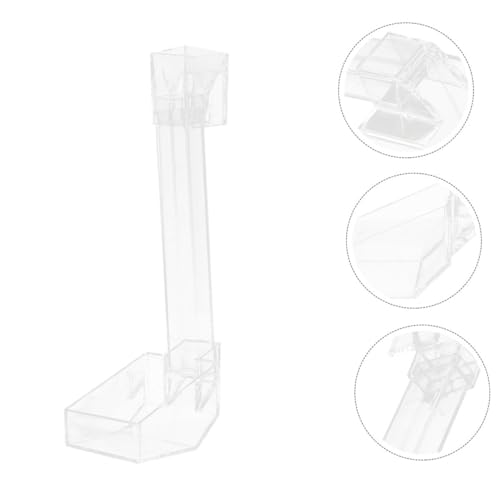 Toyvian Aquarium Fish Feeder Tube with Shrimp Feeding Dish, 28cm Feeder Pipe for Betta Fish and Aquarium Shrimp Feeding