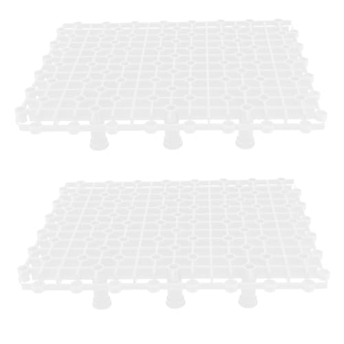 KESYOO 1set Aquarium Isolation Plate Filtration Panels Support Columns for Water Flow and Easy Installation for Fish Tank Dividers and Aquatic Pets - color: White