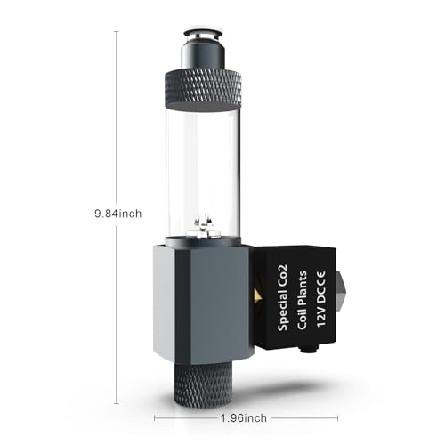 FZONE CO2 Solenoid Valve with Adapter for Desktop Aquarium CO2 System