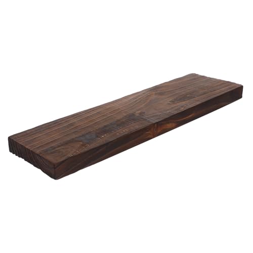 Cabilock Natural Wood Board Aquarium Decor Charred Wood Prop for Fish Tank Decoration Safe for Versatile Miniature Landscape Accent Aquatic Environment