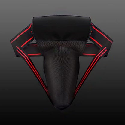 Toddmomy Professional Breathable Groin Protector Wear-Resistant Training Crotch Guard Portable Crotch Protector for Taekwondo Boxing MMA