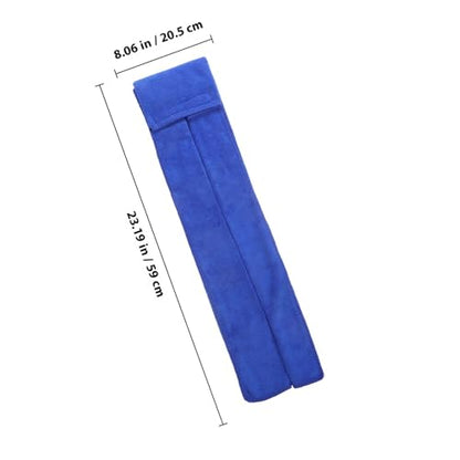 ULTECHNOVO Sports Sweat Towel with Hook and Loop Fast Dry Microfiber Gym Towel for Yoga Fitness Outdoor Sports in Royal Blue Portable for Travel and Workout