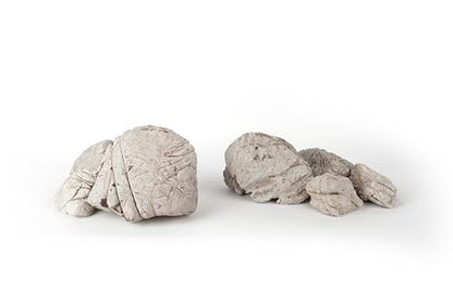 Elephant Skin Stone Natural Multi-Texture Rocks Grey(18lbs, 3~9 inches,7pcs) for Aquarium, Paludarium, Terrariums, Landscaping, Decorative of Caves, Waterfalls, Cliffs - size: 16 Elephant Skin Stone Grey(3-9 inches,18lbs)
