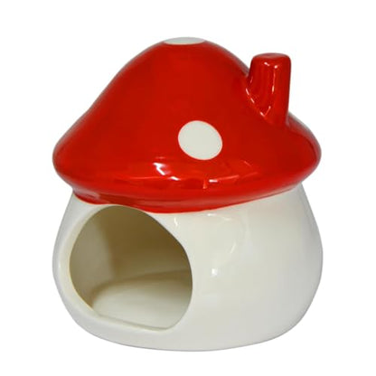 Aquarium Decorated Ceramic Mushroom Houses, Aquarium Fish Holes and Hidden Tanks Decorate Betta Fish hideouts to Rest in