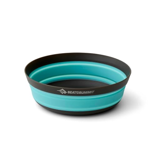 Sea to Summit Frontier Ultralight Collapsible Bowl, Medium (23 fl oz), Aqua Sea Blue - color: Aqua Sea Blue, style: Medium
