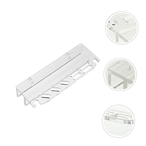 LIOOBO Magnetic Aquarium Cleaning Tool Holder Organizer Fish Tank Tool Rack Algae Scraper Storage