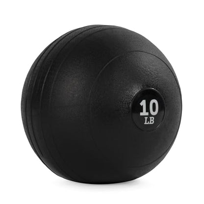 Titan Fitness Rubber Slam Ball, Dead Weight Ball Absorbs Impact, Minimal Bounce, Textured Surface for Strength and Conditioning, Cardio Workouts, Full Body Workout - style: 4.5kg(10파운드)