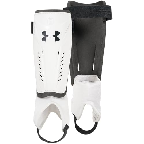 Under Armour Youth Soccer Shin Guards Challenge Shin - color: White/Black, size: YLG