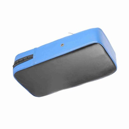 Estink Taekwondo Punching Pads PU Leather Kicking Pad 40 X 20 X 10 Cm with Metal Hole Grip Bar and 5 Cm Elastic Band for Boxing Kick Training Adults and Teens - color: Blue