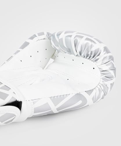 Venum Contender 1.5 XT Kids Boxing Gloves - color: White-Silver, size: 4-Ounce