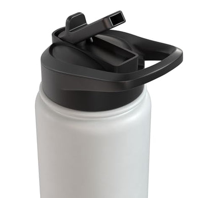 Cut That Weight Combat Sports Tournament Motivation Stainless Steel Insulated Water Bottle - color: White
