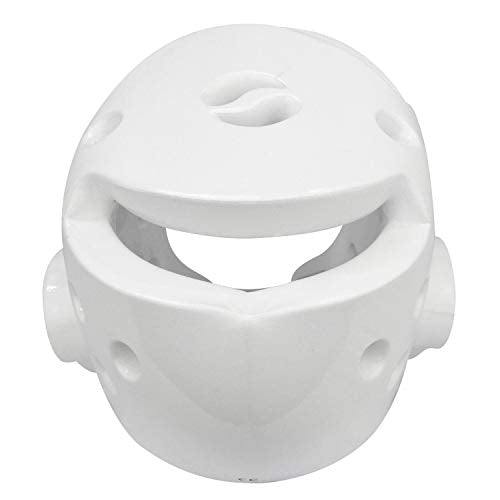 AAMA Taekwondo and Karate Sparring Foam Head Guard - color: WHITE, size: Large
