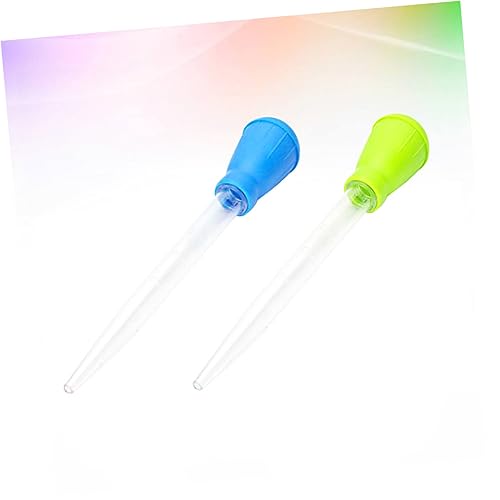 NOLITOY 3sets Manual Aquarium Waste Fish Tank Dripper 4-Grade Scale Aquarium Pipette for Fish Tank Cleaning 2pcs*3 Random Color