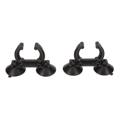 SUNGOOYUE Aquarium Suction Cup Clips Plastic Silicone Heater Holder 2Pcs 3.2cm Suction Cups for Fish Tank Airline Tubing Water Pipes and Underwater Light Fixing