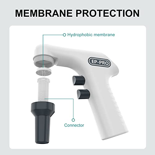 Lab Electric Pipette Controller Digital Automatic Pipettor Motorized Pipette Filler for Biology Chemical - color: EP100