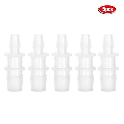 Aquarium Hose Adapter Fish Hose Converter Aquarium Tubing Pipe Connector Air Pump Hose Accessories for Aquarium Fish Water Pipe(8mm/12mm 5Pcs)