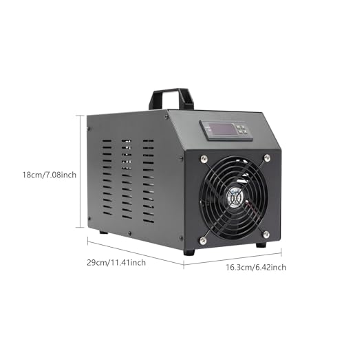 Aquarium Chiller, 60L/15.85Gal Aquarium Cooler, Aquarium Water Chiller with LCD Display, Fish Tank Water Chiller, Hydroponics Cooling System for Water Weeds Axolotl Jellyfish Coral Shrimp - size: 60L/15.85Gallon
