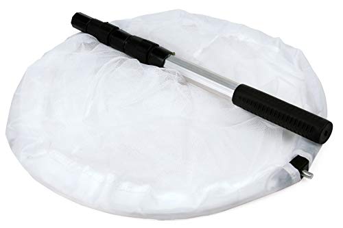 Insect and Butterfly Net with 12" Ring, 24" Net Depth, Handle Extends to 36 Inches