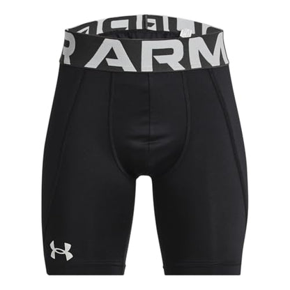 Under Armour Boys' Utility Slider Shorts - color: (001) Black / / Halo Gray, size: X-Large