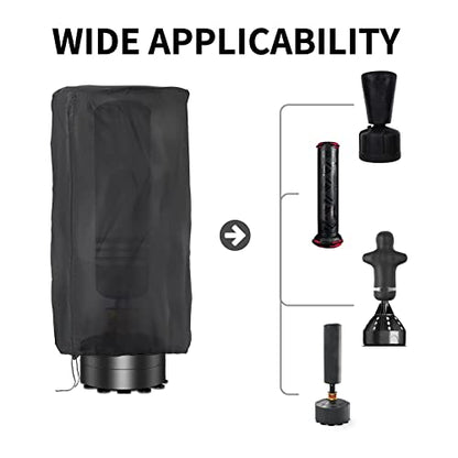 Punching Bag Cover Sun Protection Replacement with Drawstring, Dustproof Waterproof Standing Boxing Bag Cover for Trainer, Kickboxing