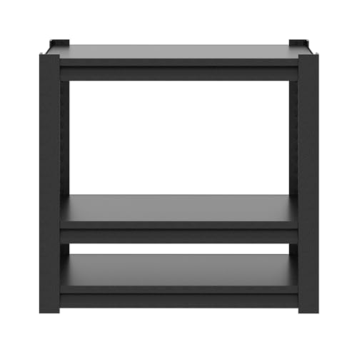 40-50 Gallon Heavy Duty Metal Aquarium Stand, Adjustable 3-Tier Fish Tank Rack, 31.5L x 18W x 34H Inches Metal Shelving for Reptile Tanks, Home and Office Storage Furniture